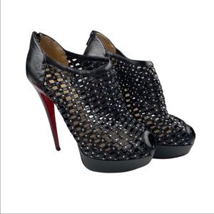 Christian Louboutin Kasha Caged Booties
